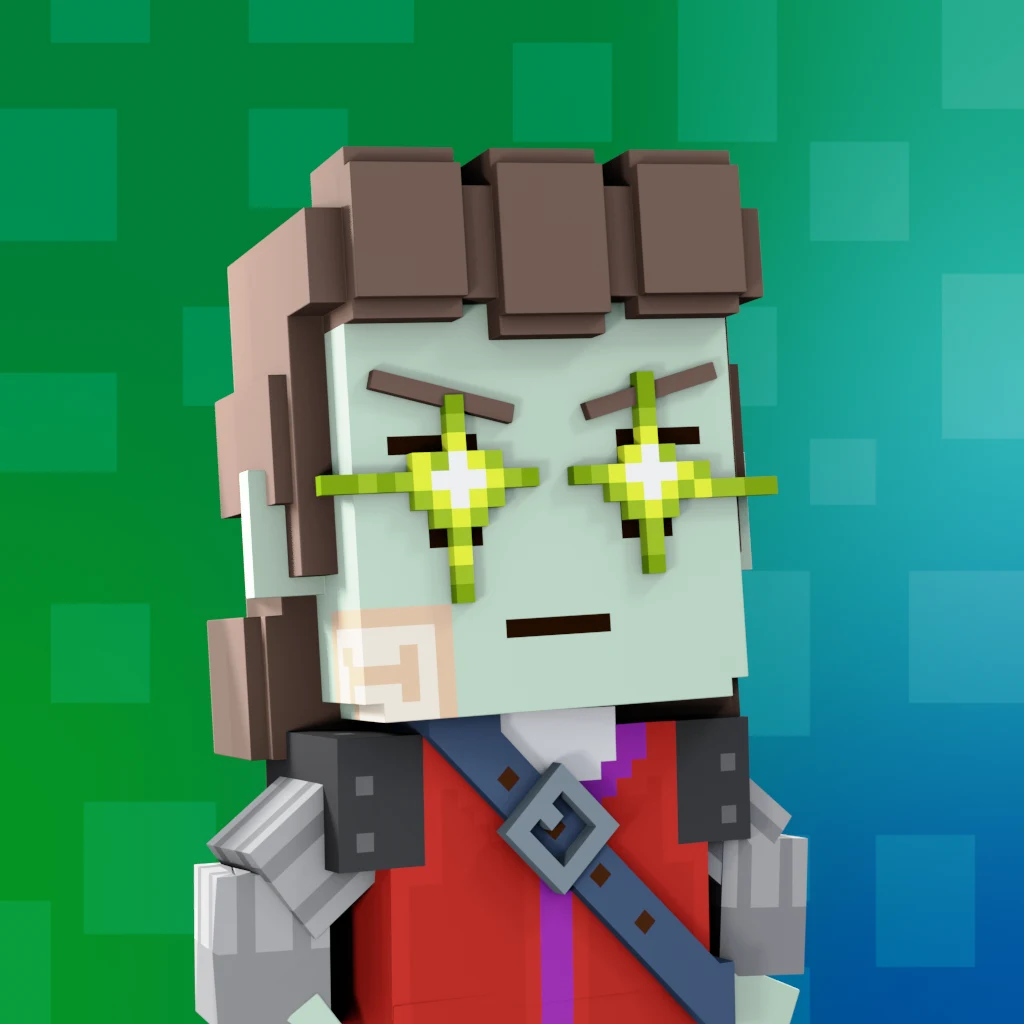 Pirate #8364 voxel render
