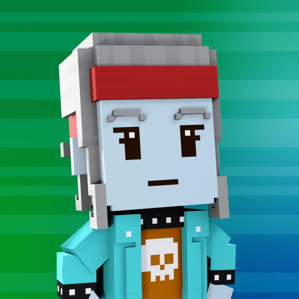 Pirate #8365 voxel render