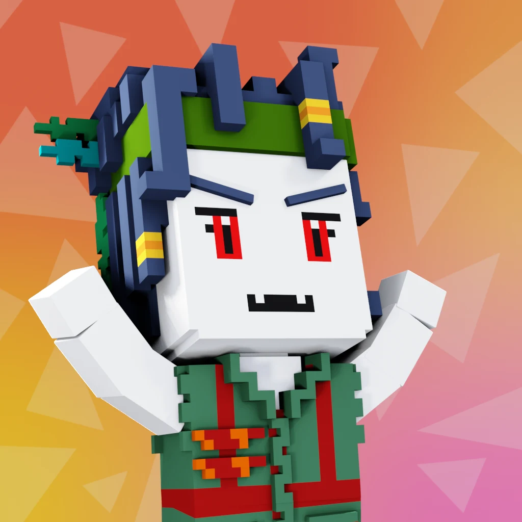 Pirate #8377 voxel render