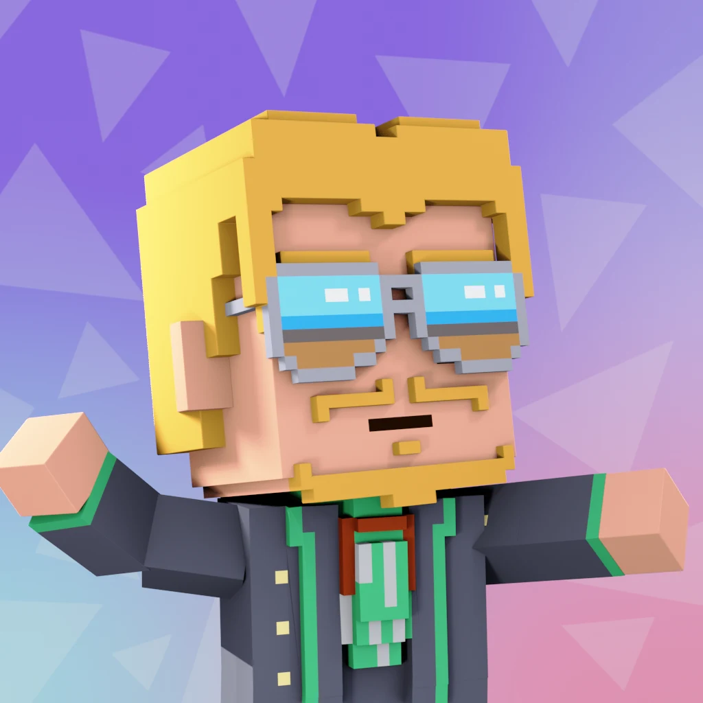 Pirate #8379 voxel render