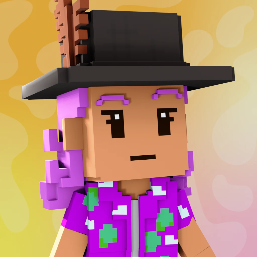 Pirate #838 voxel render