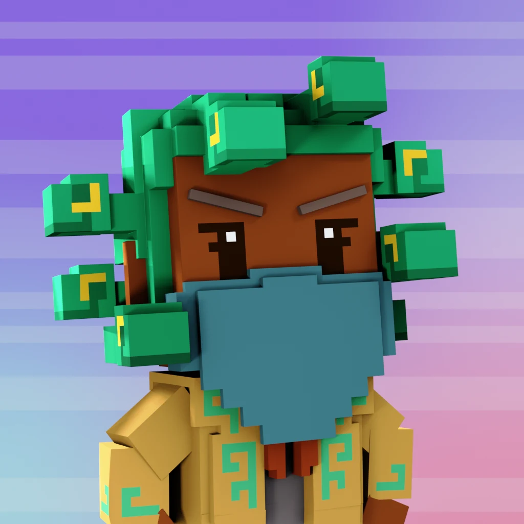 Pirate #8380 voxel render