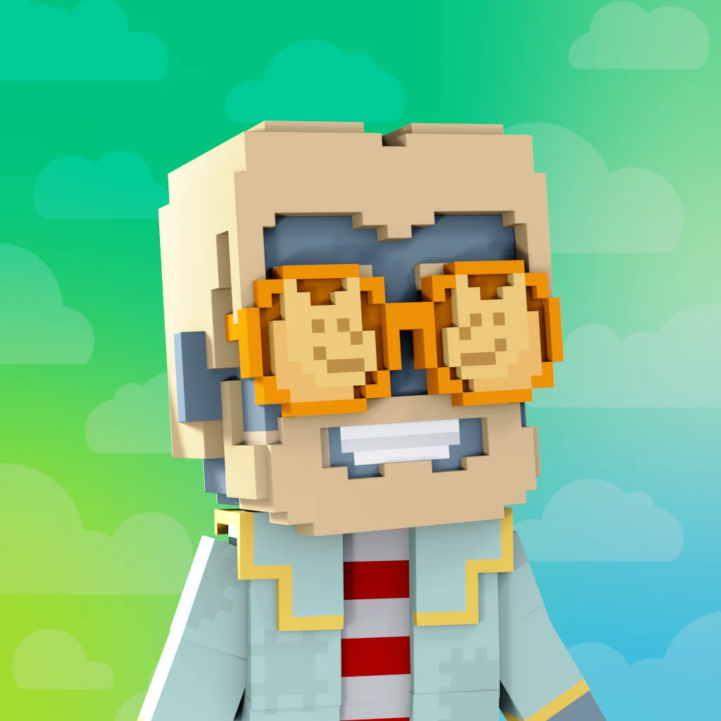 Pirate #8382 voxel render