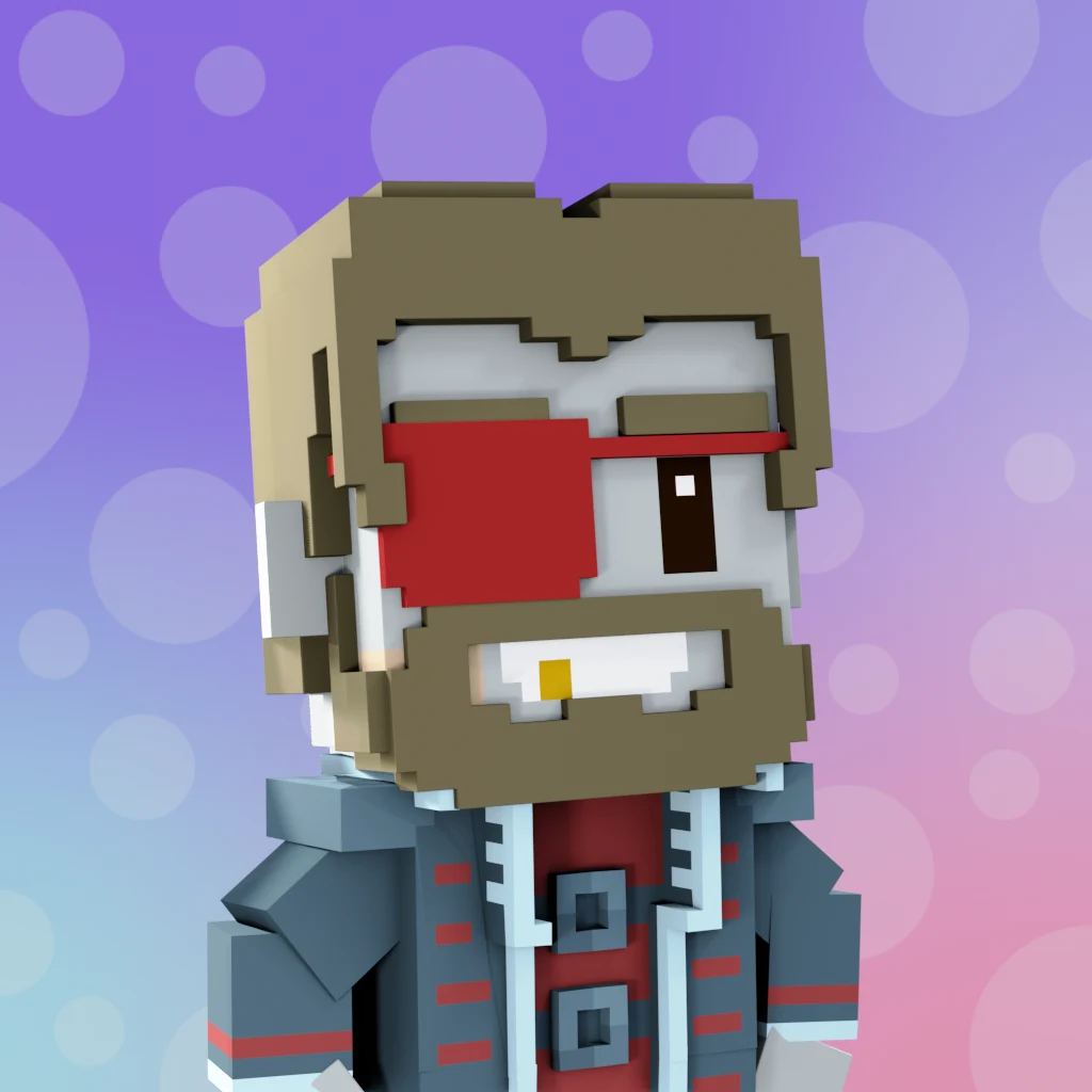 Pirate #8388 voxel render