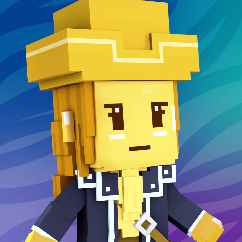 Pirate #8390 voxel render