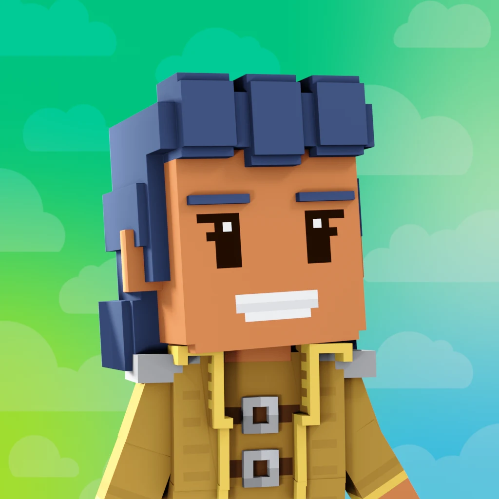 Pirate #8391 voxel render