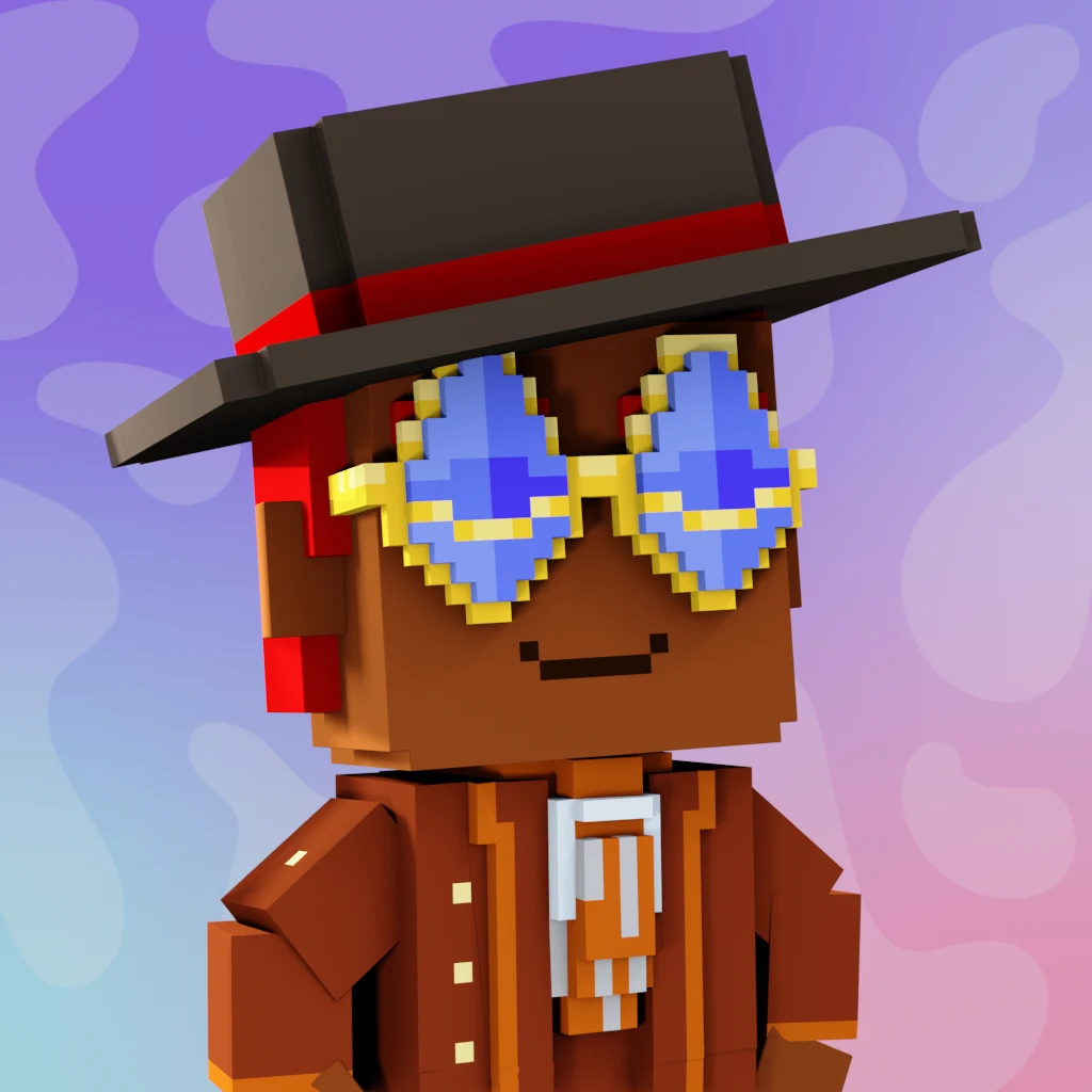 Pirate #8392 voxel render