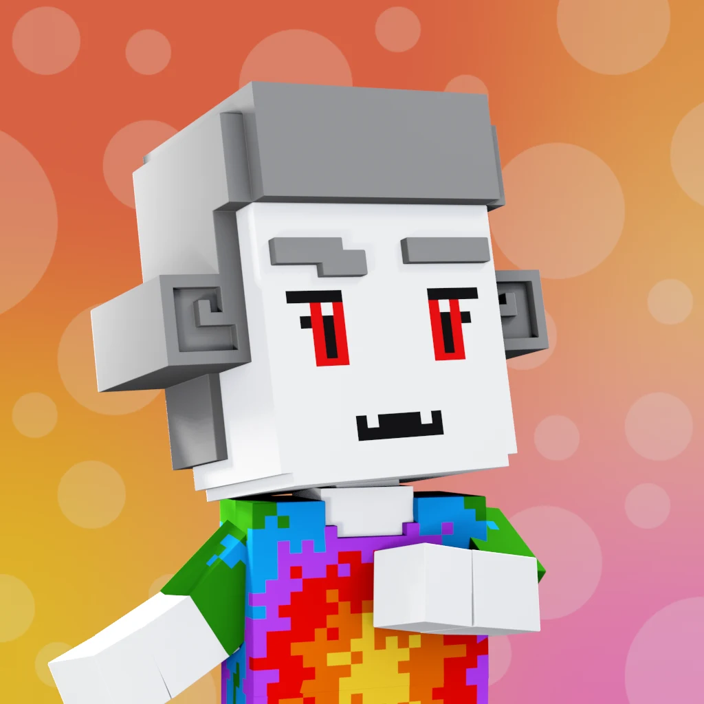 Pirate #8394 voxel render