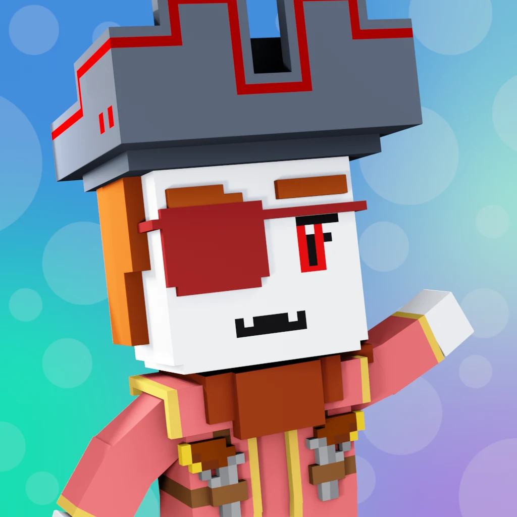Pirate #8396 voxel render