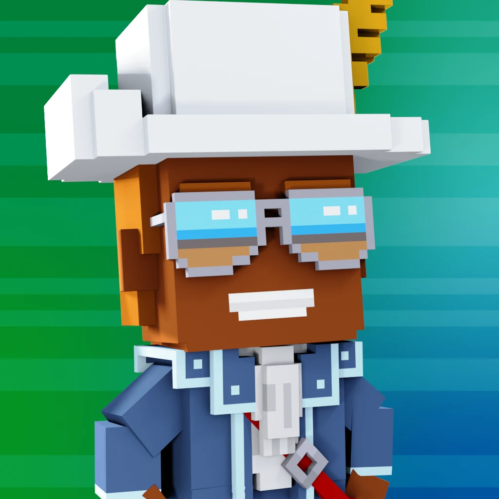 Pirate #8398 voxel render