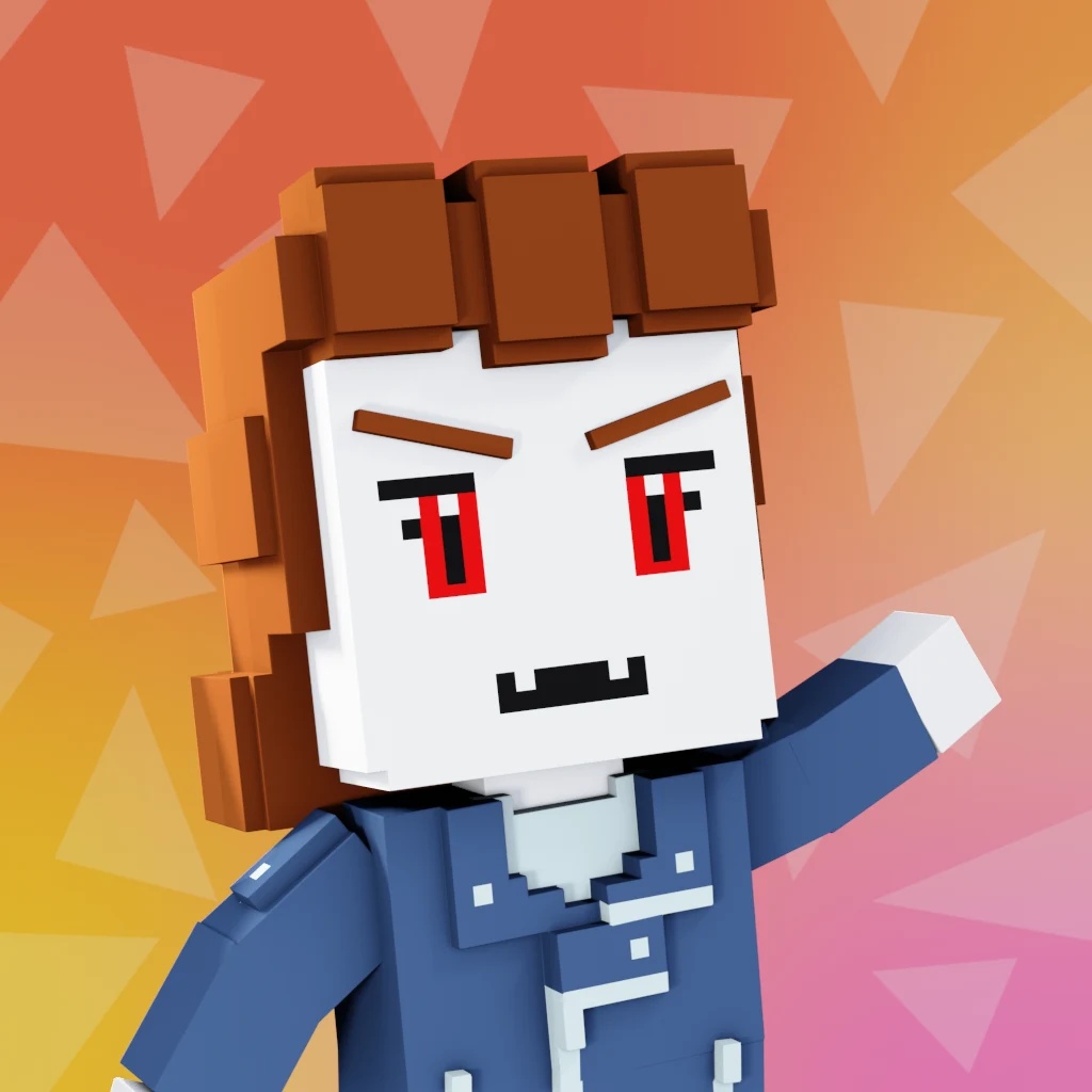 Pirate #8399 voxel render