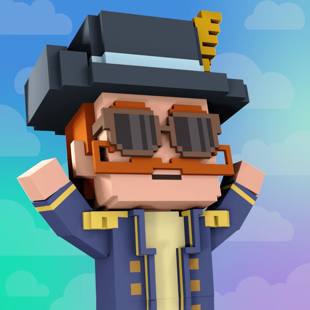Pirate #84 voxel render