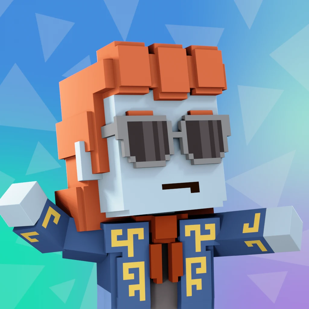 Pirate #840 voxel render