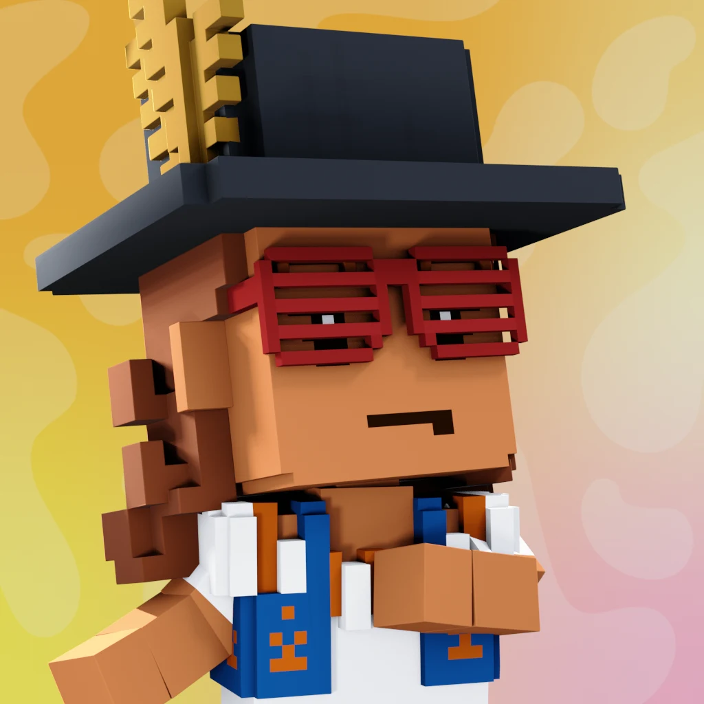 Pirate #8400 voxel render