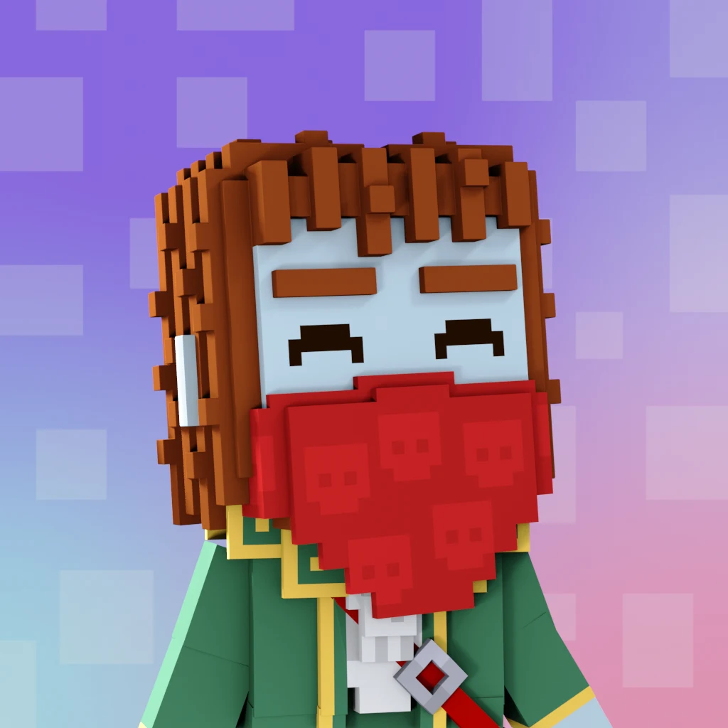 Pirate #8401 voxel render
