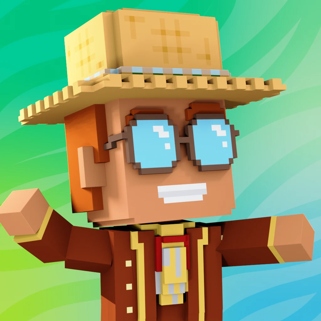 Pirate #8403 voxel render