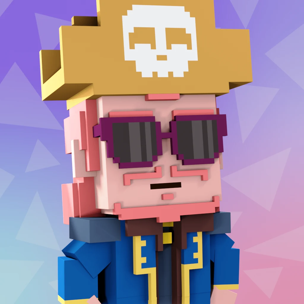 Pirate #8404 voxel render