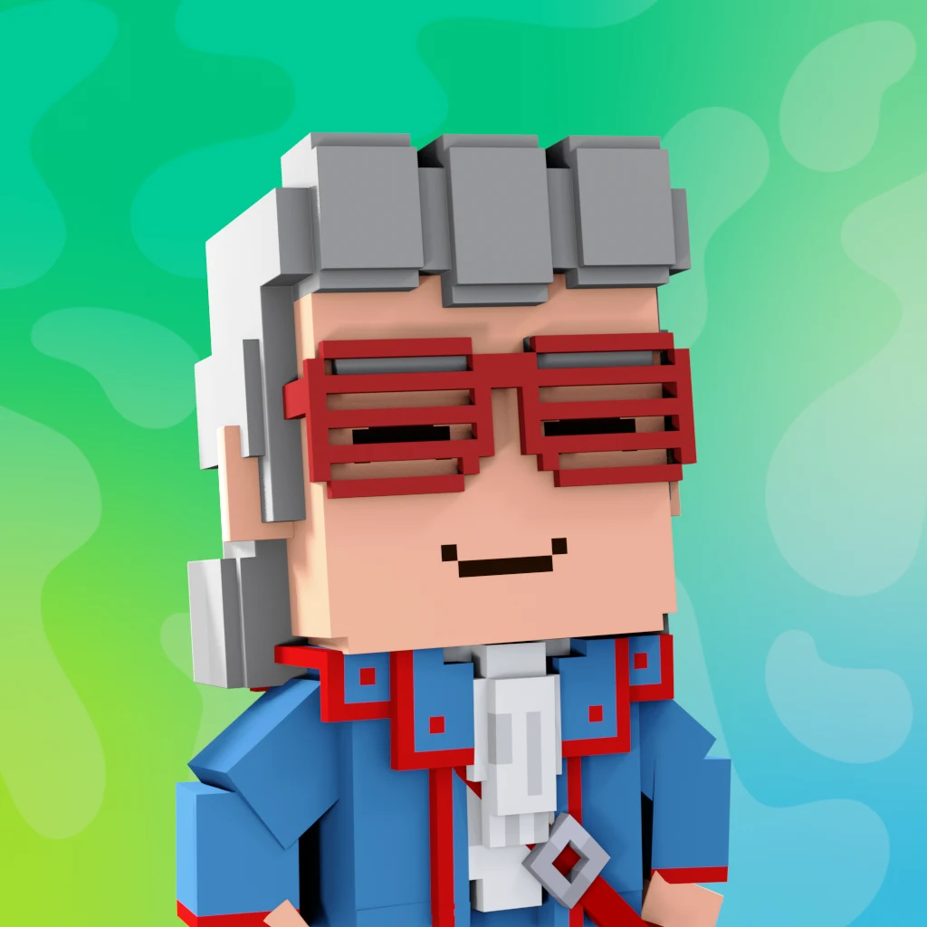 Pirate #8410 voxel render