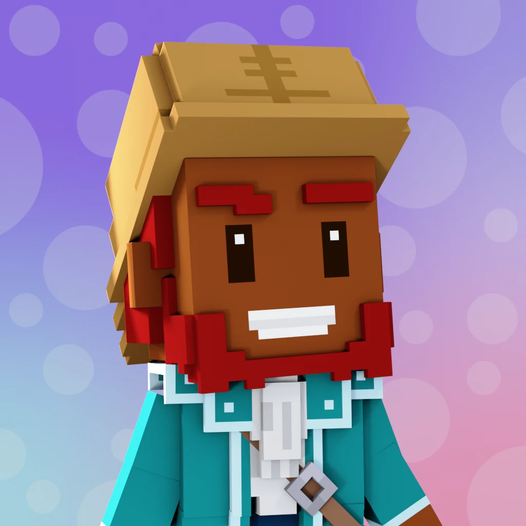 Pirate #8411 voxel render