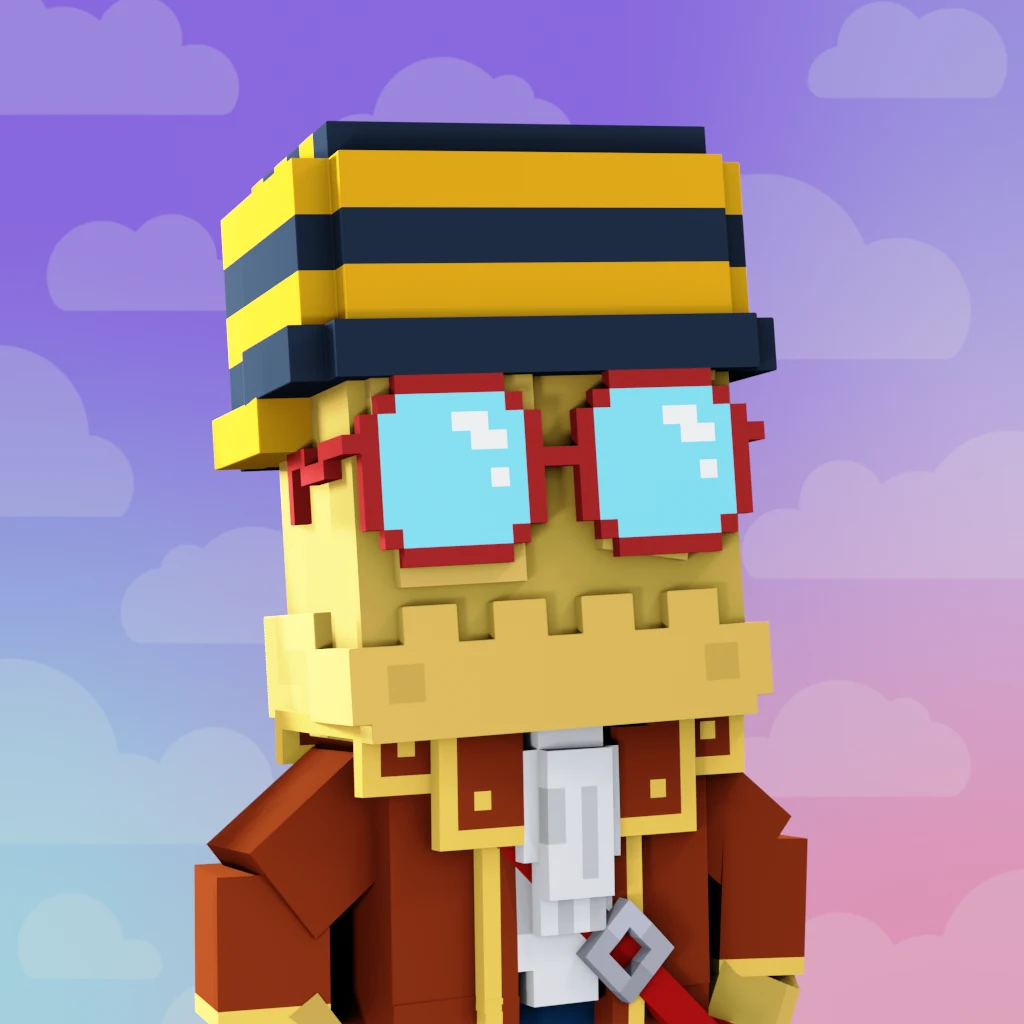 Pirate #8413 voxel render