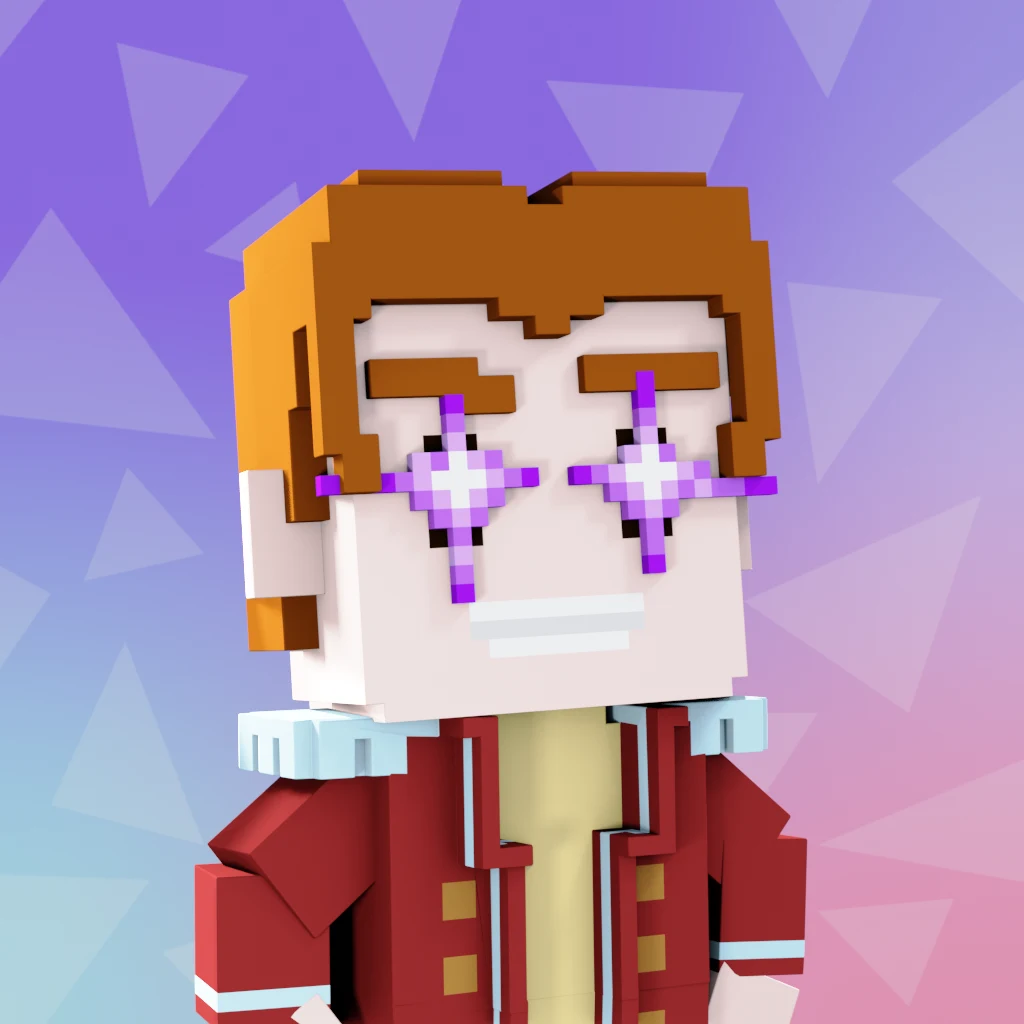 Pirate #8416 voxel render