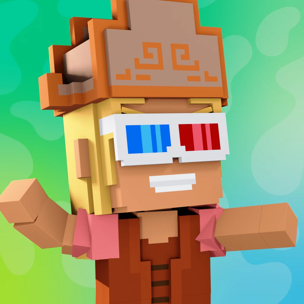 Pirate #8417 voxel render