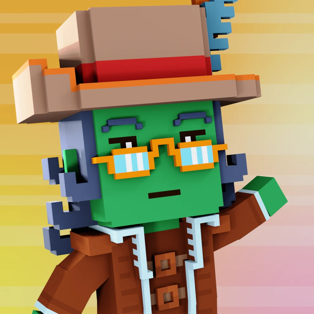 Pirate #8418 voxel render