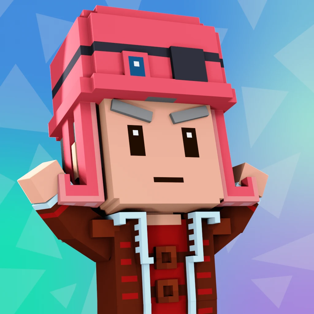 Pirate #842 voxel render
