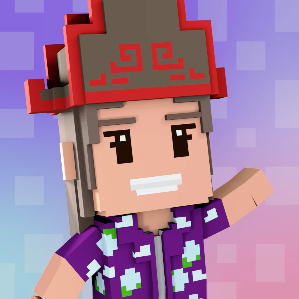 Pirate #8420 voxel render