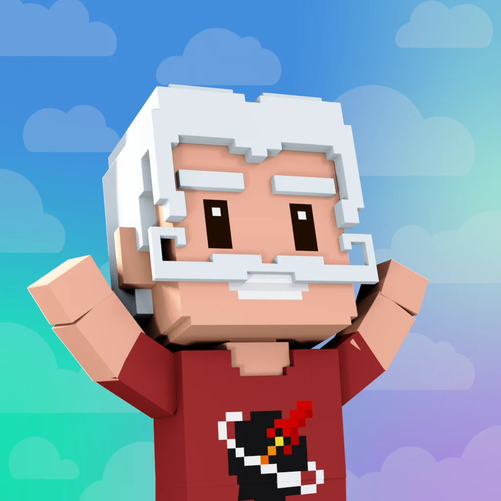 Pirate #8421 voxel render