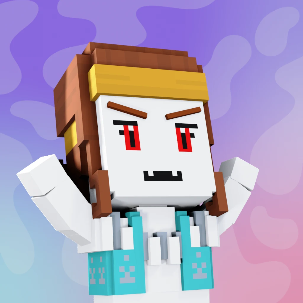 Pirate #8424 voxel render