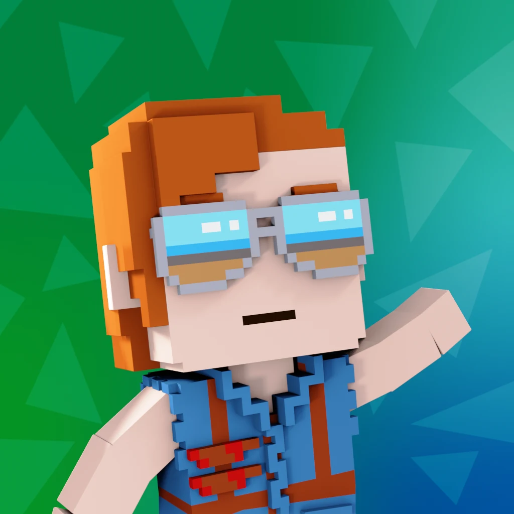 Pirate #8427 voxel render