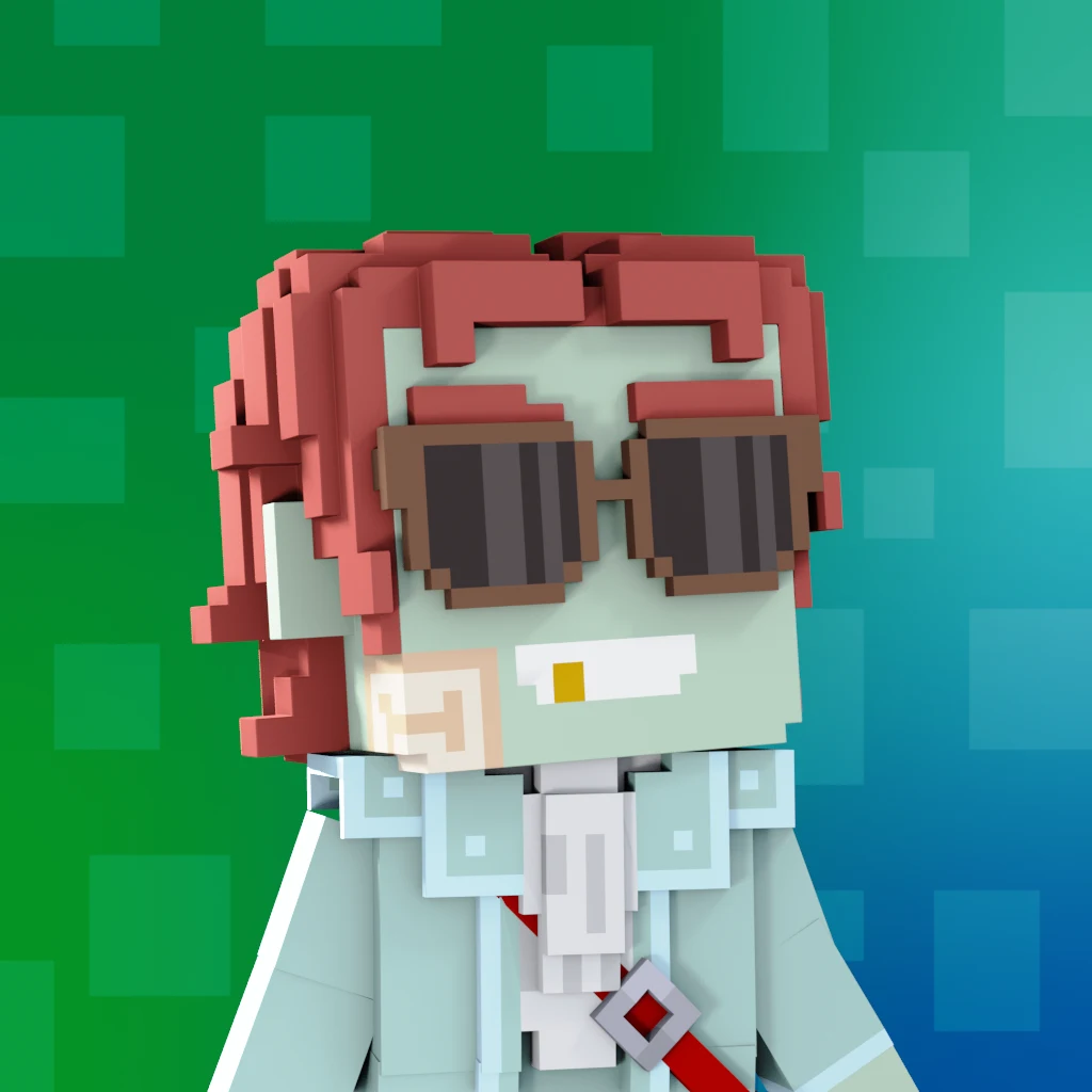 Pirate #8432 voxel render