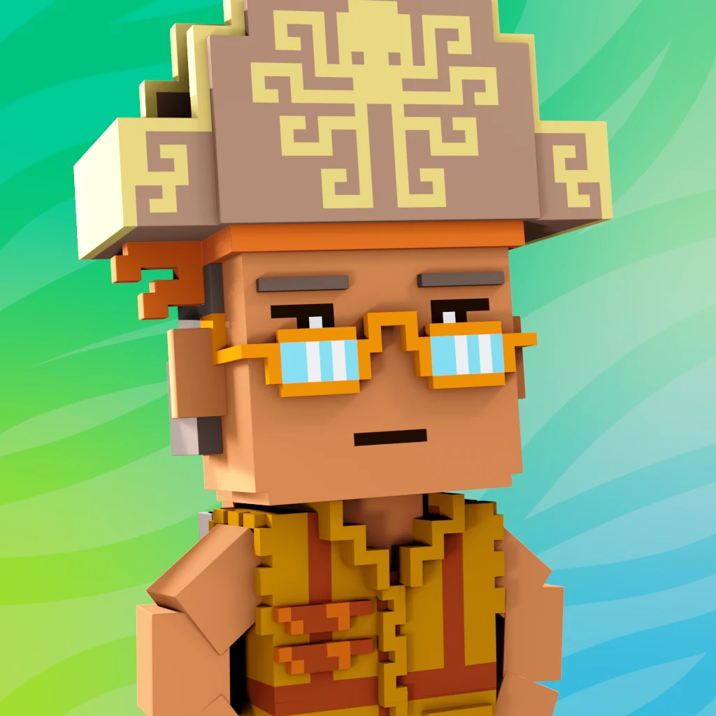 Pirate #8434 voxel render