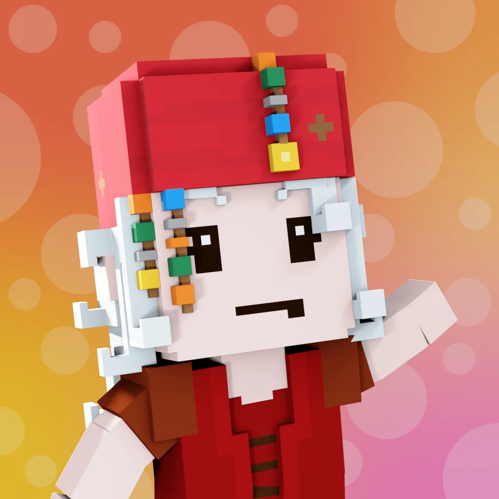 Pirate #8435 voxel render