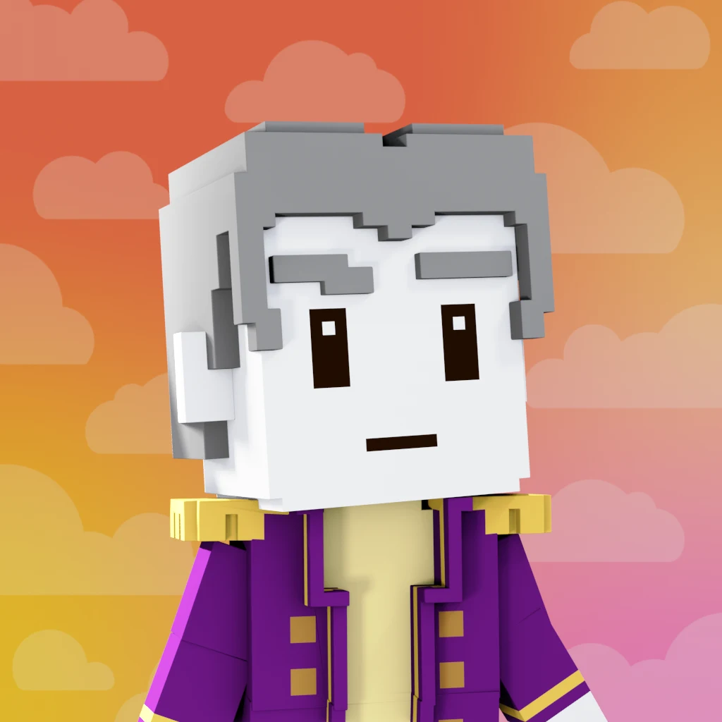 Pirate #8436 voxel render