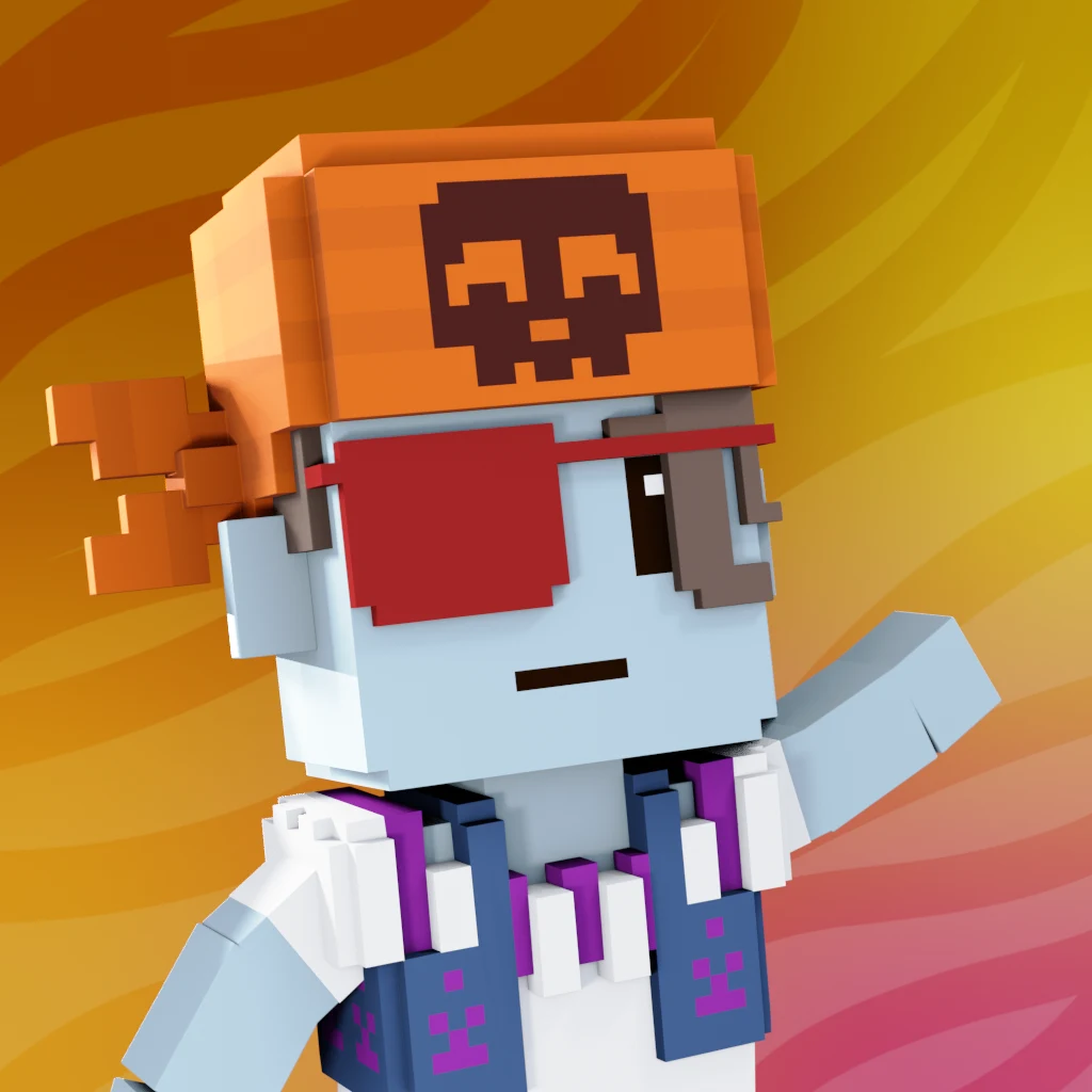Pirate #8438 voxel render