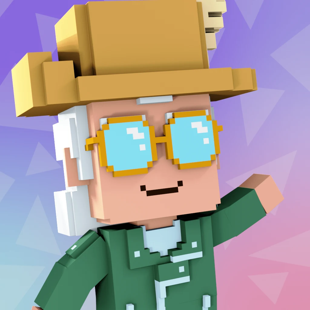 Pirate #8439 voxel render