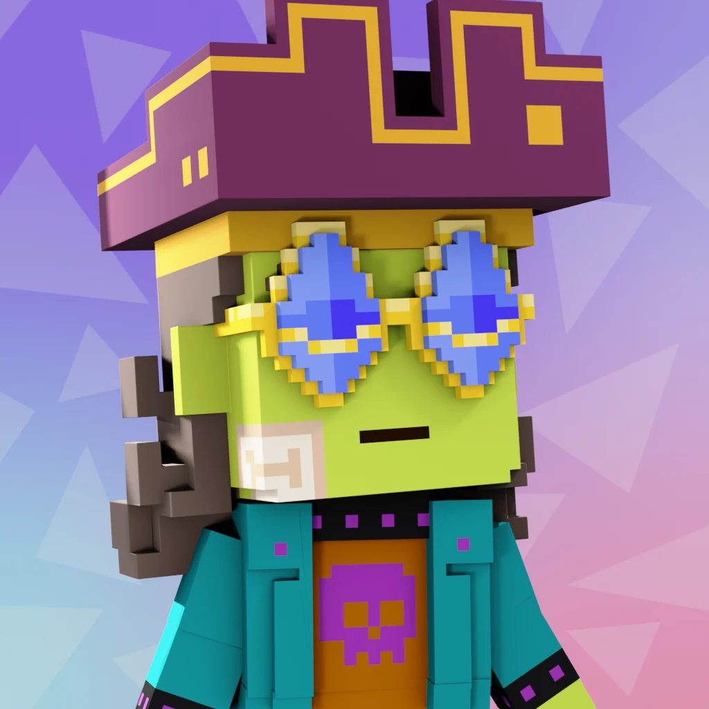 Pirate #8440 voxel render