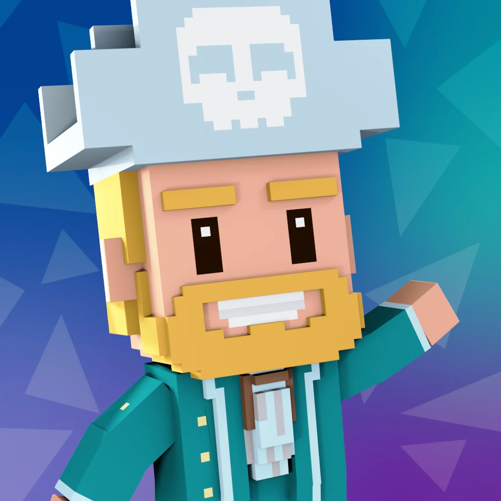 Pirate #8447 voxel render