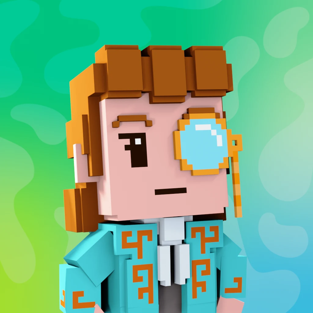 Pirate #8451 voxel render