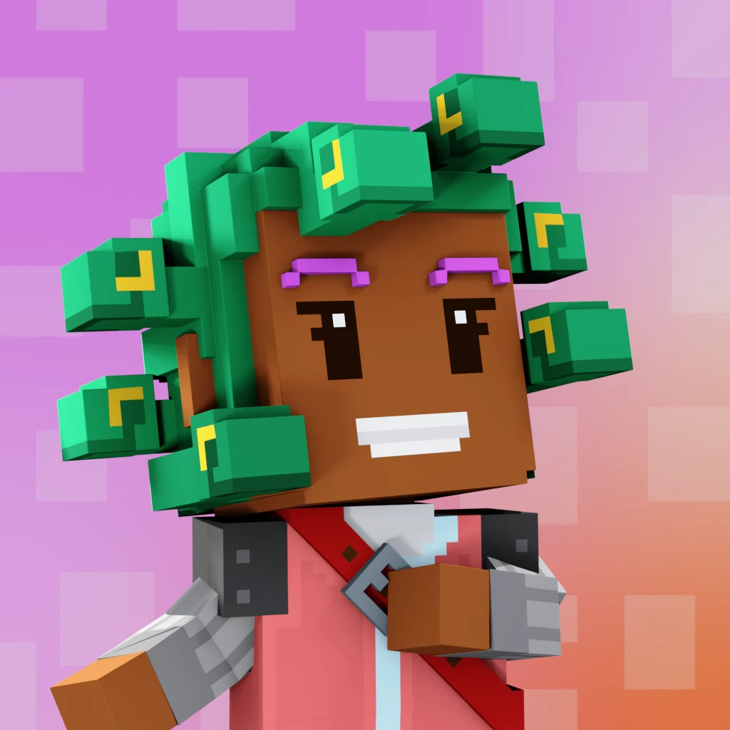 Pirate #8452 voxel render