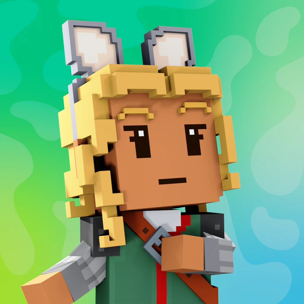 Pirate #8454 voxel render