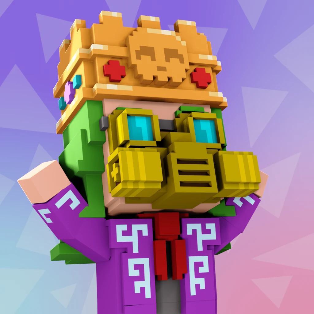 Pirate #8455 voxel render