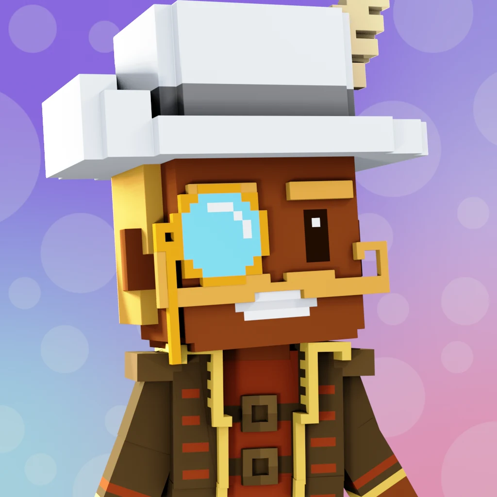 Pirate #8456 voxel render
