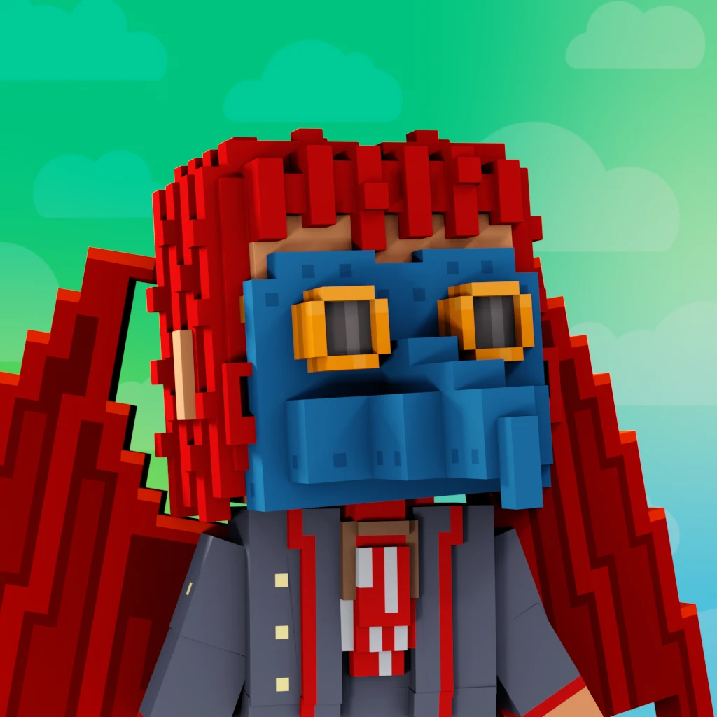 Pirate #8458 voxel render