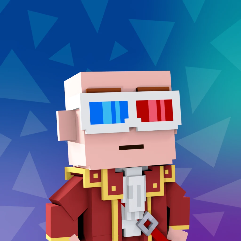 Pirate #8459 voxel render