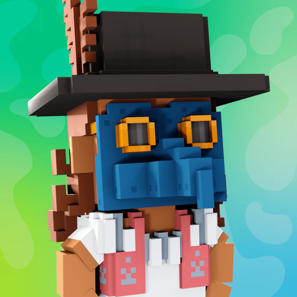 Pirate #846 voxel render