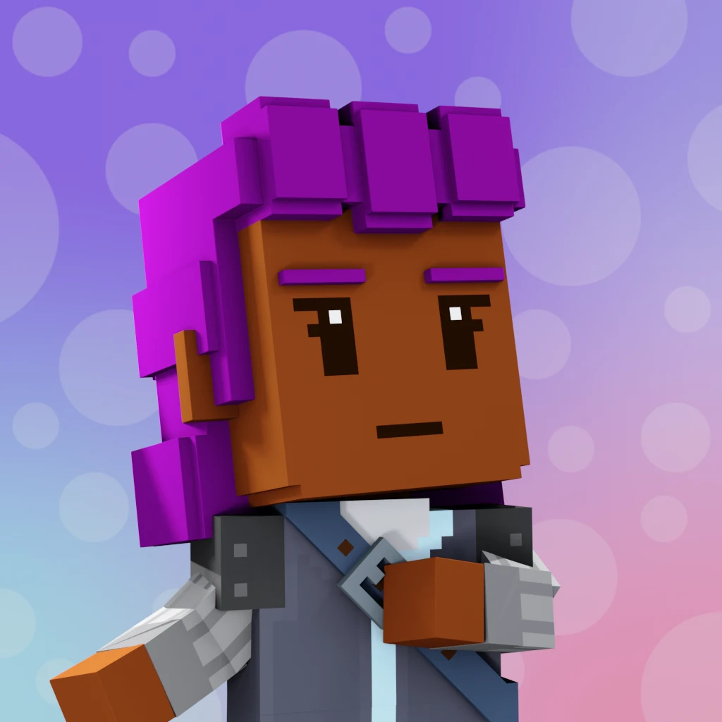 Pirate #8461 voxel render