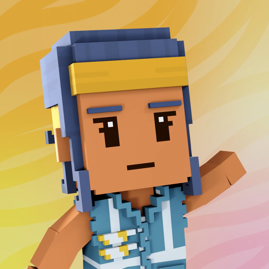 Pirate #8463 voxel render